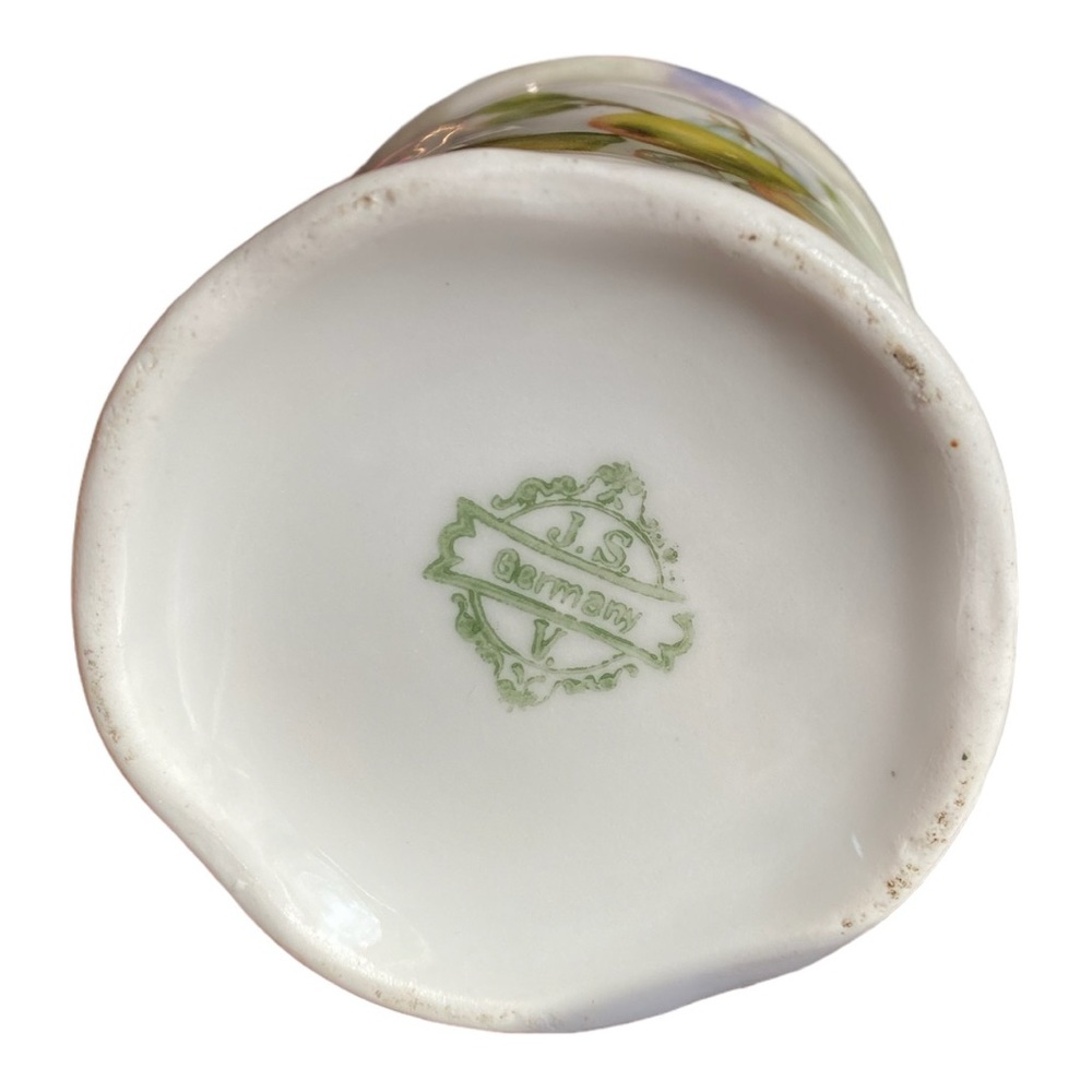 Antique Johann Seltmann porcelain mug very rare 1901-1932 3.5” H x 4.5” W MINT - Picture 7 of 7